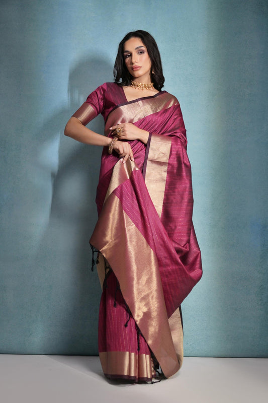 Soft Banarasi Raw Silk Saree for Festive Occasion