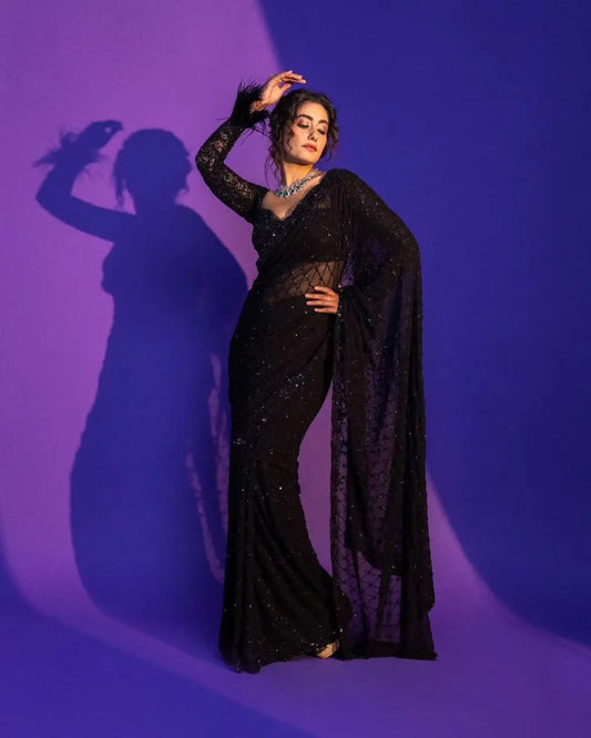 Soft Net Saree for Women