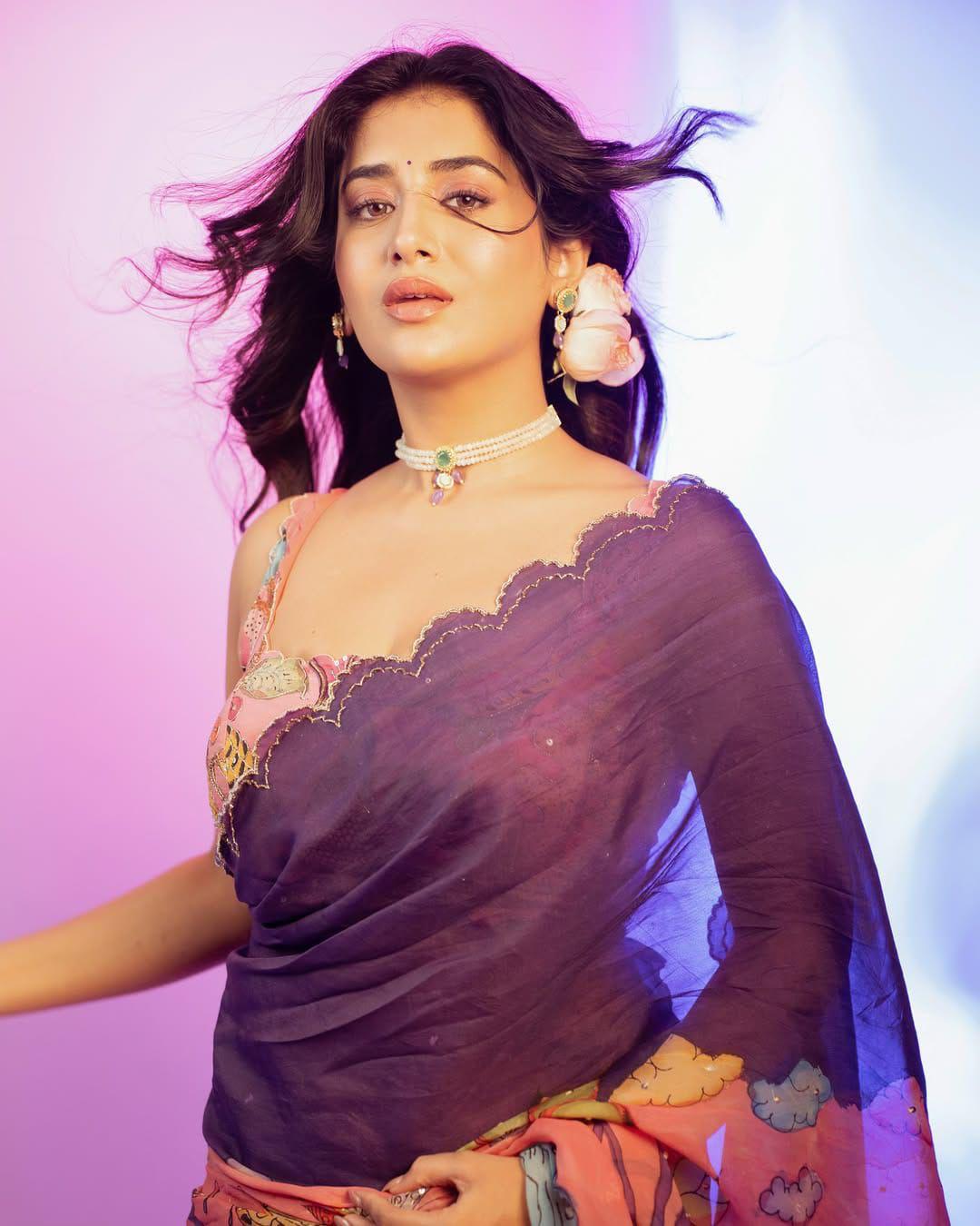 Soft Tebby Silk Saree for Party Occasion