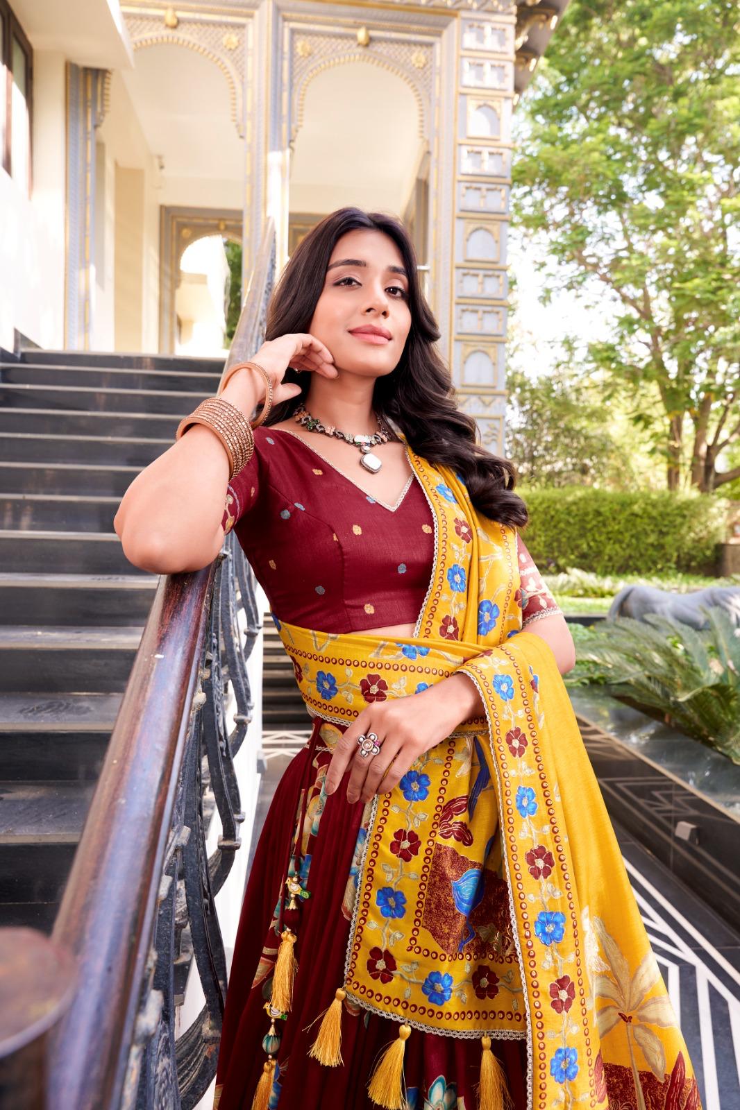 Tasar Silk Lehenga Collection for Women, Events