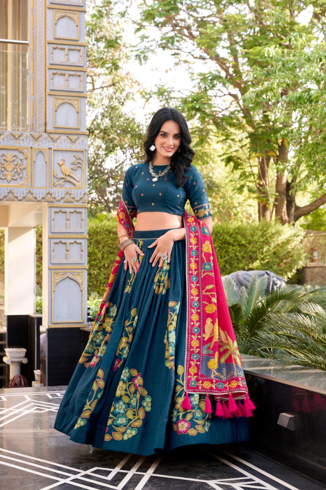 Tasar Silk Lehenga Collection for Women, Events