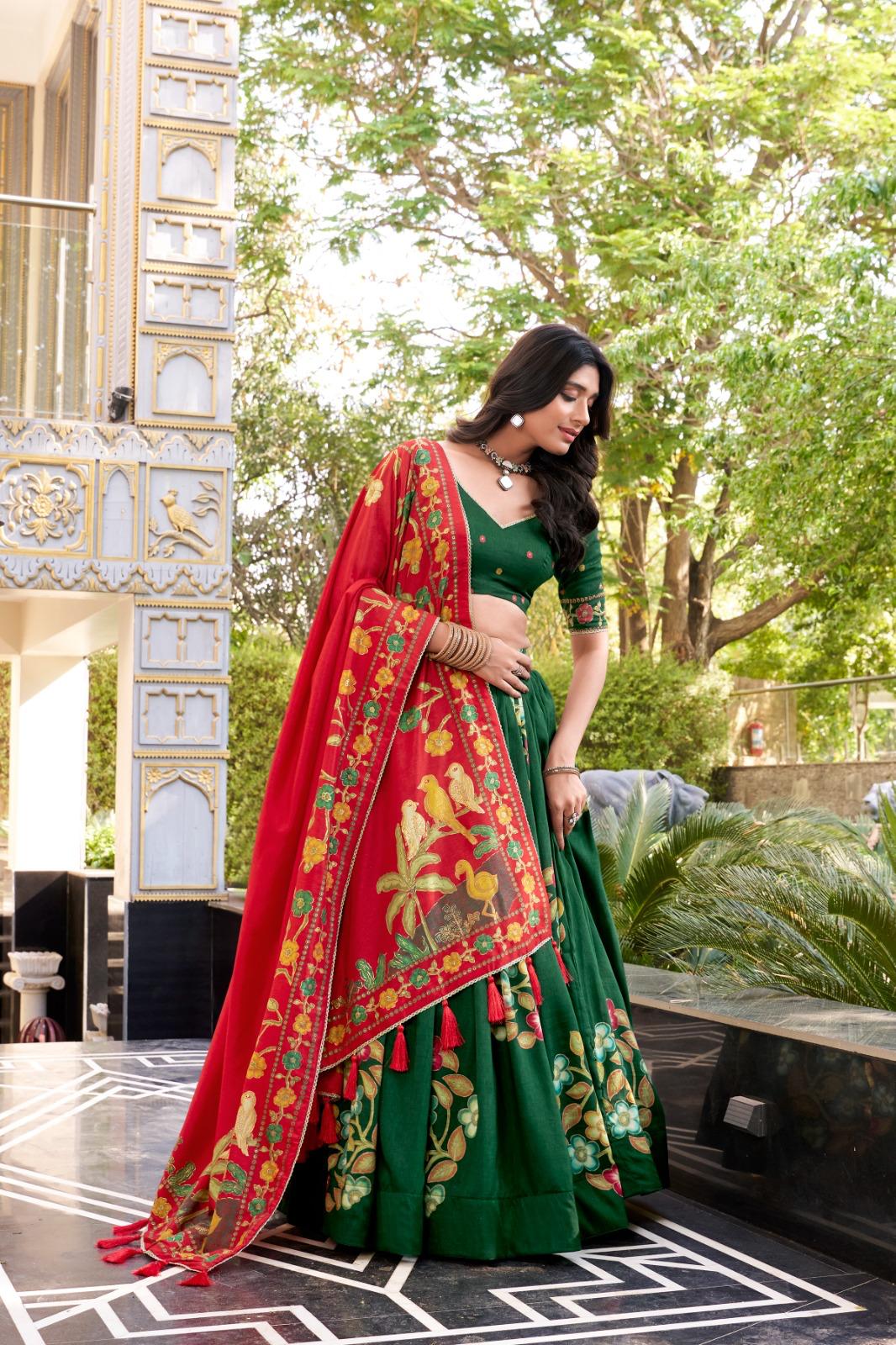 Tasar Silk Lehenga Collection for Women, Events
