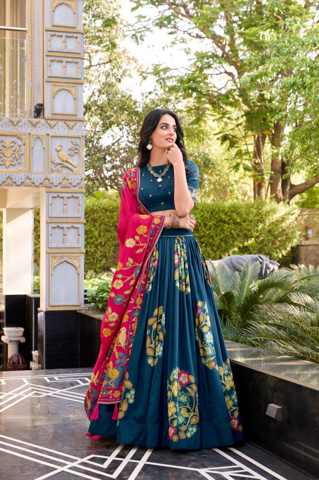 Tasar Silk Lehenga Collection for Women, Events