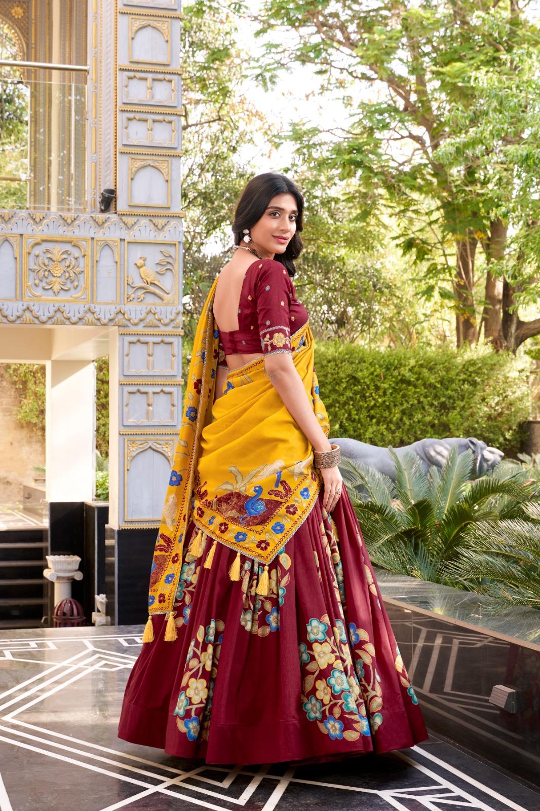 Tasar Silk Lehenga Collection for Women, Events