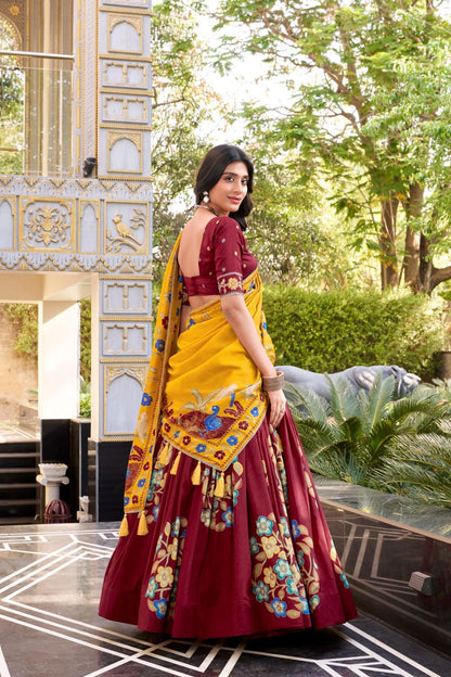 Tasar Silk Lehenga Collection for Women, Events