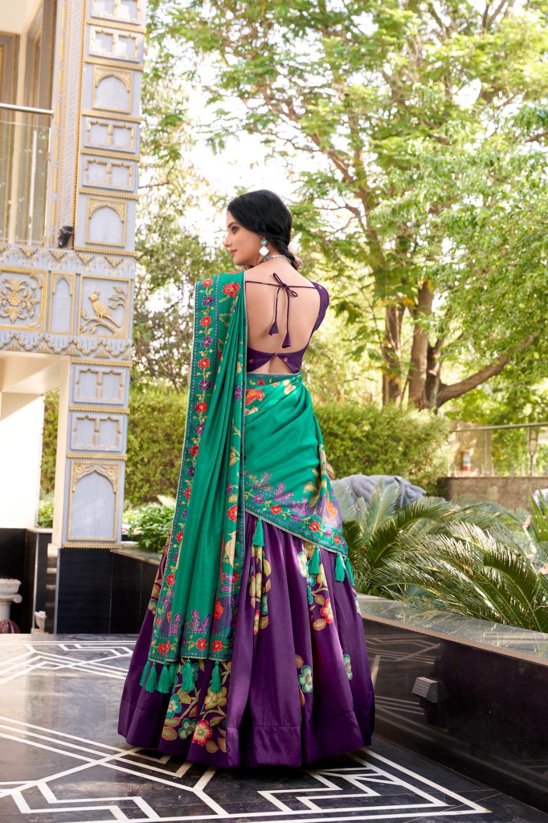 Tasar Silk Lehenga Collection for Women, Events