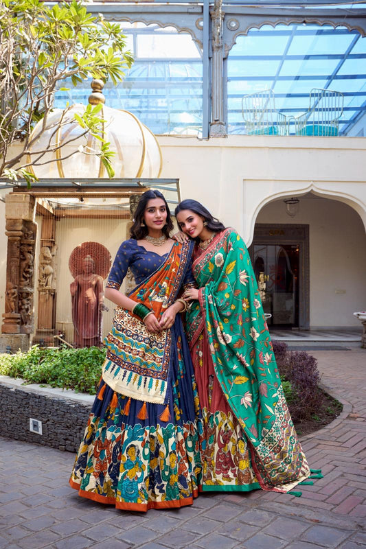 Tasar Silk Lehenga Collection for Women & Girls