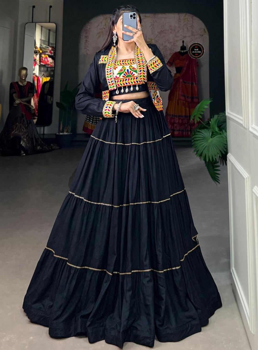 Tiered Lehenga with Embroidered Jacket for Festive Looks