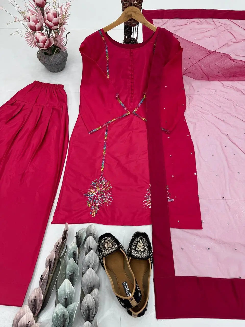 Top Pent Dupatta Set for Women