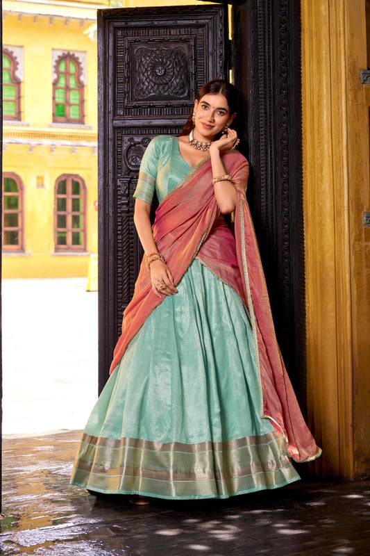 Traditional Silk Party Wear Lehenga Set