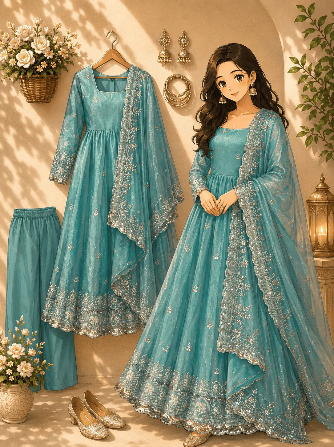 Trending Anarkali Gown Set