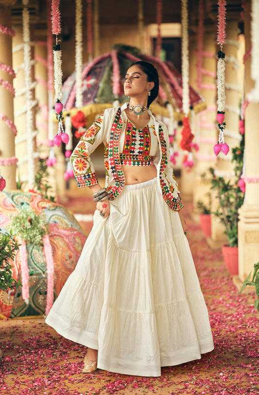 Trending Garba Lehenga Choli Set for Navaratri Festival