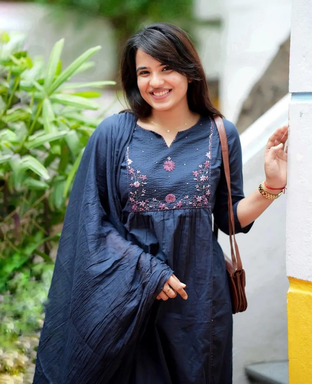 Trendy Cotton Malmal Kurta Pant Set with Dupatta