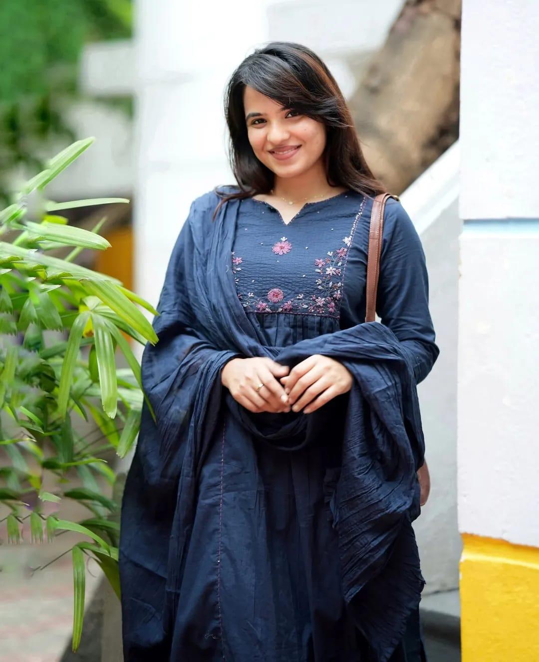 Trendy Cotton Malmal Kurta Pant Set with Dupatta