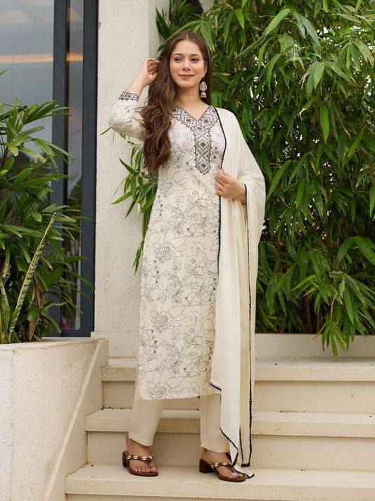 Viscose Reyon Silk Suit for Office Wear