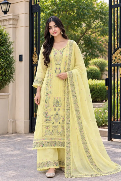 Wedding Wear Suit Plazzo Set