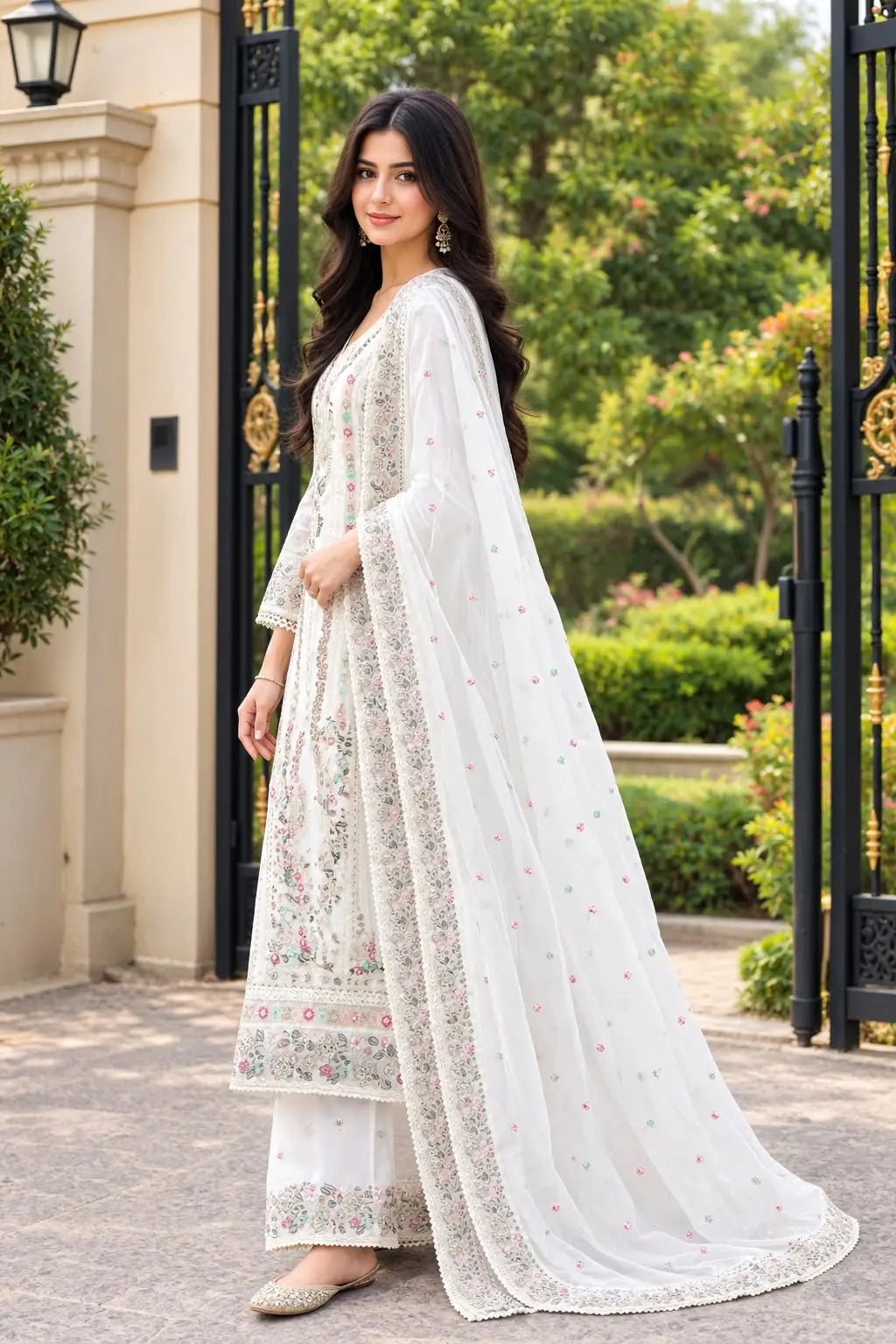 Wedding Wear Suit Plazzo Set