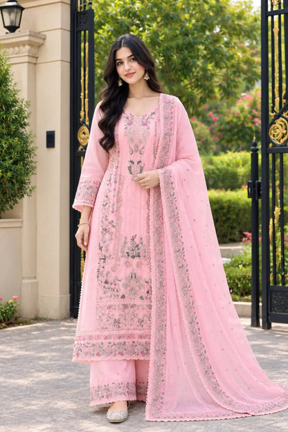 Wedding Wear Suit Plazzo Set