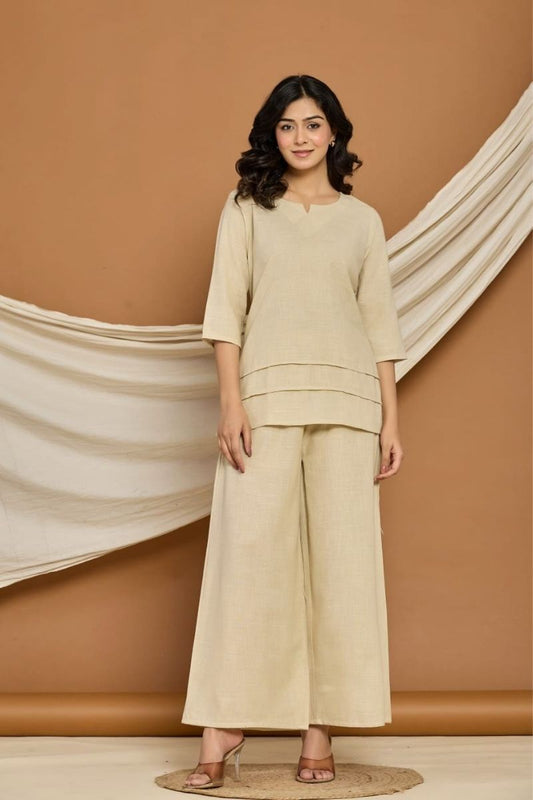 Western Base wide pants Co-Ord set for Women Wear