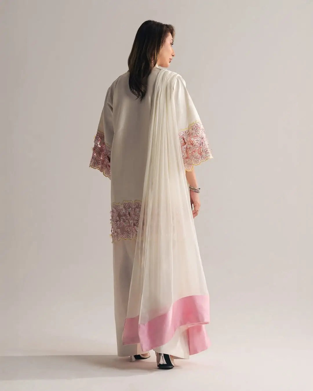 White Punjabi Suit Set for Women