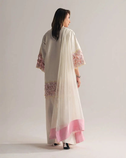White Punjabi Suit Set for Women