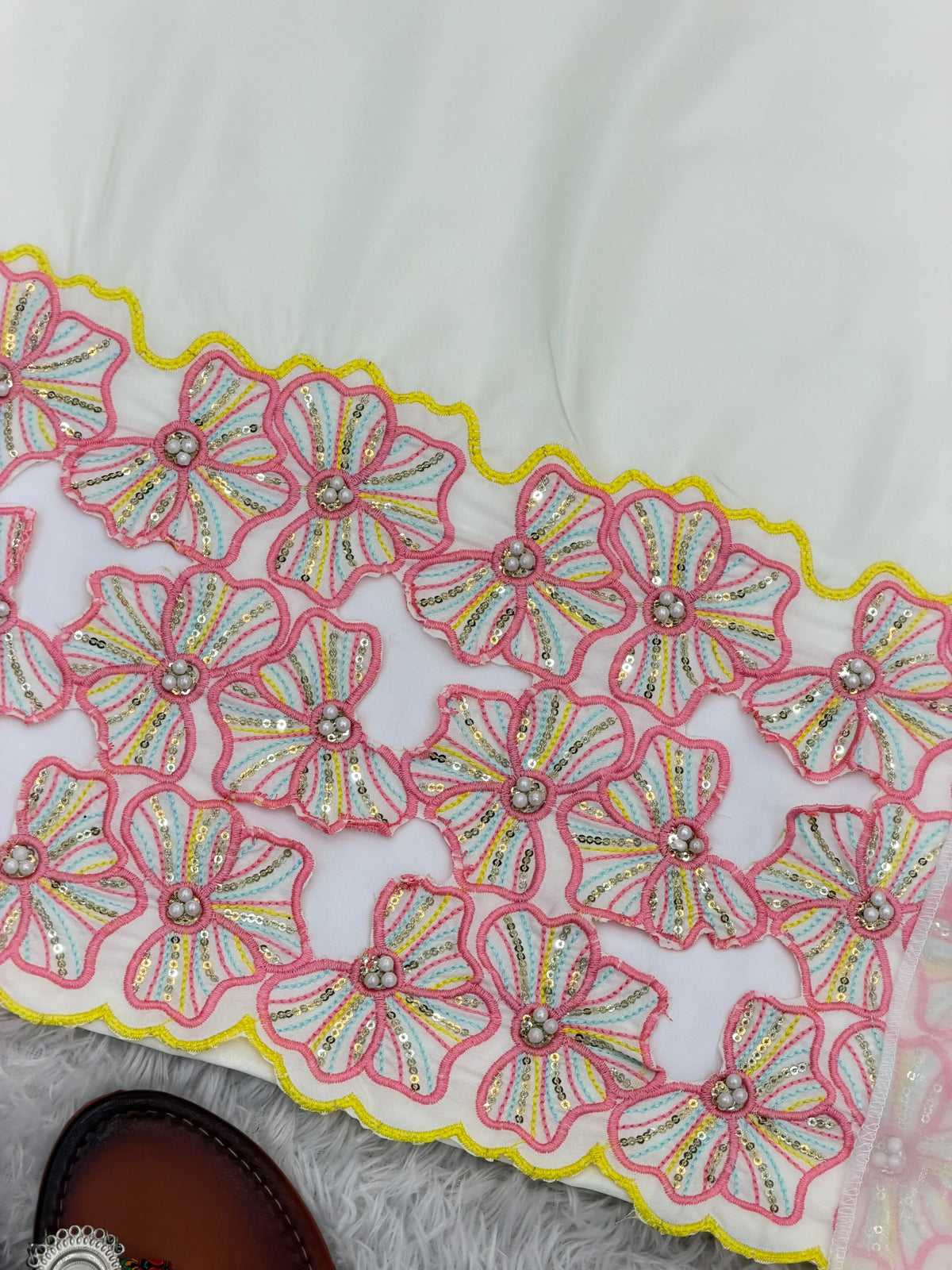 White Punjabi Suit Set for Women