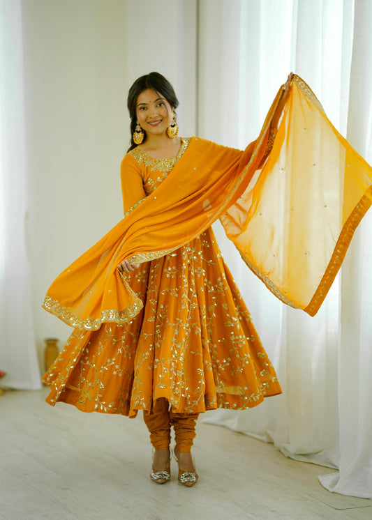 Women’s Ethnic Anarkali Gown for Wedding, Party