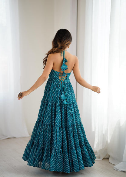 Women's Georgette Gown for Festive Wear